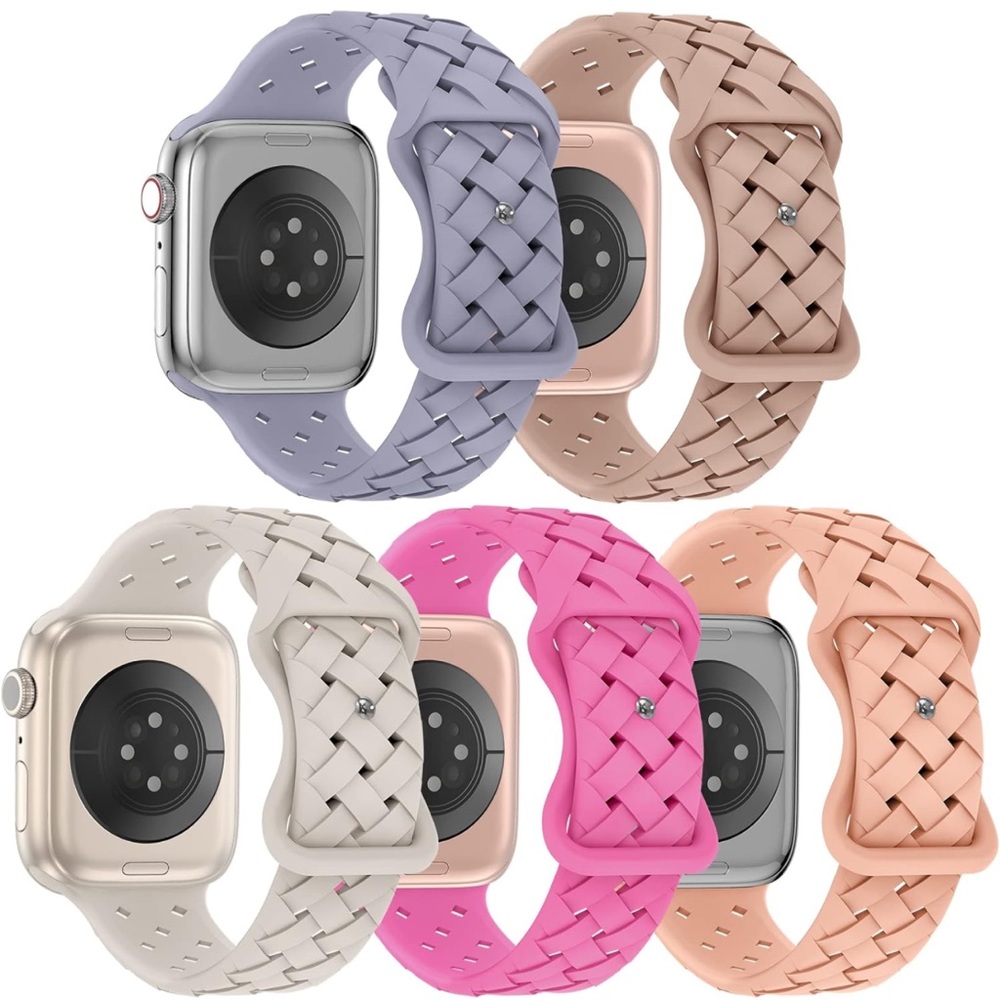 Silicone watch bands. 42mm, 44mm and 45mm.